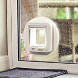 SureFlap Cat Flap Glass Mounting Adaptor White, UK version