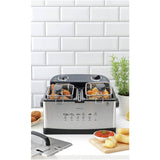 Cookworks twin professional deep fat fryer dual basket 5L - British product
