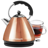 Argos Cookworks Pyramid Kettle Copper 1.7L- Buy online at McGrocer