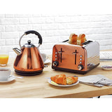 Cookworks copper pyramid kettle 1.7L, imported from the UK