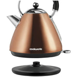 Cookworks copper pyramid kettle 1.7L, imported from the UK