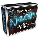 Neon effect sign DIY craft kit blue 3m, UK version