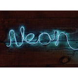 Neon effect sign DIY craft kit blue 3m, UK version