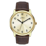 Argos Limit Men's Brown Faux Leather Strap Watch- Buy online at McGrocer