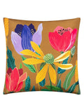 Wylder Nature yellow celandine floral cushion 43cm, UK version