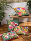 Wylder Nature yellow celandine floral cushion 43cm, UK version