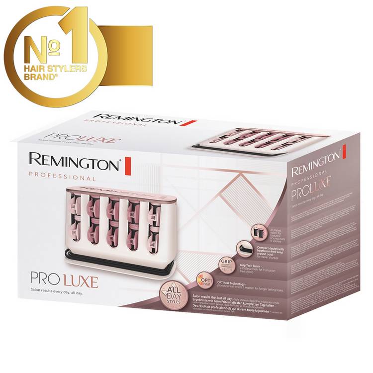Remington PROluxe heated hair roller set (British brand)