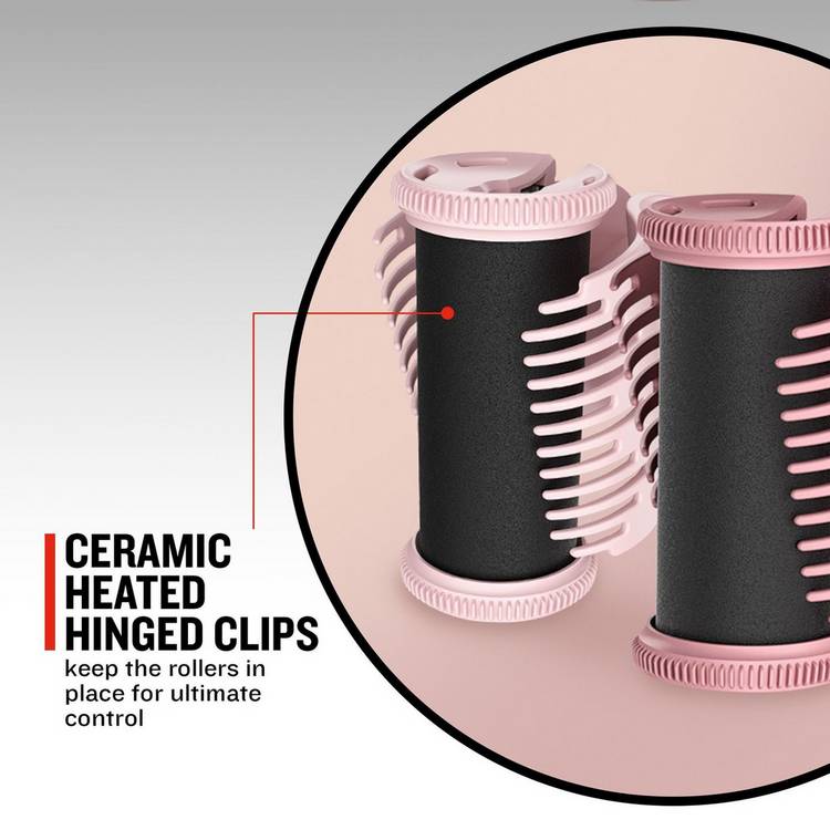 Remington PROluxe heated hair roller set (British brand)