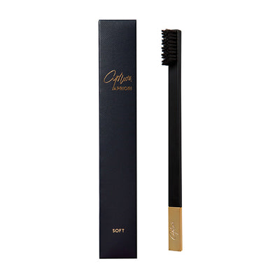 Superdrug Apriori Black Gold Soft Manual Toothbrush- Buy online at McGrocer