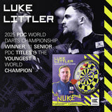 Target Luke Littler magnetic dartboard set 12 darts British brand