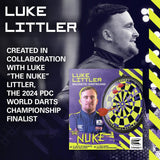 Target Luke Littler magnetic dartboard set 12 darts British brand