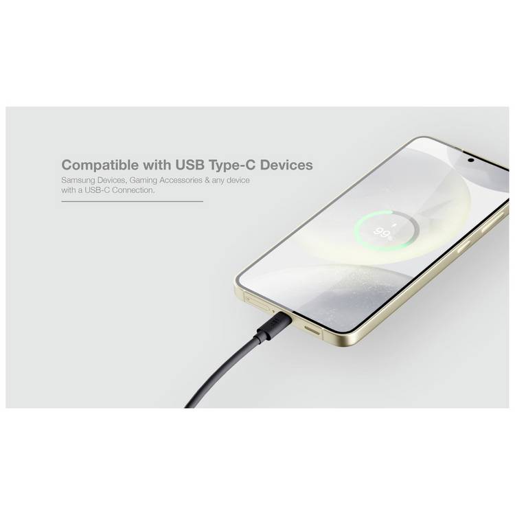 Juice USB-C charging cable 2m black - British product
