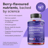 Nutravita multivitamin gummies 60 berry, imported from the UK