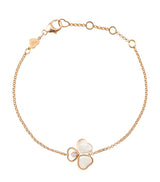 Harrods Chopard Happy Hearts Rose Gold Diamond and Mother-of-Pearl Bracelet- Buy online at McGrocer