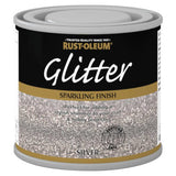 Rust-Oleum glitter paint Silver 125ml - British product