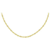 Argos Revere 9ct Gold Twisted Curb 18 Inch Necklace- Buy online at McGrocer
