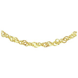 Revere 9ct gold twisted curb necklace 18 inches, UK version