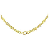 Revere 9ct gold twisted curb necklace 18 inches, UK version