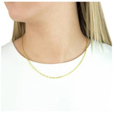 Revere 9ct gold twisted curb necklace 18 inches, UK version