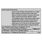 Rust-Oleum chalky furniture paint Flint 750ml - British product