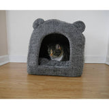 Rosewood cat bed grey teddy bear small - British product