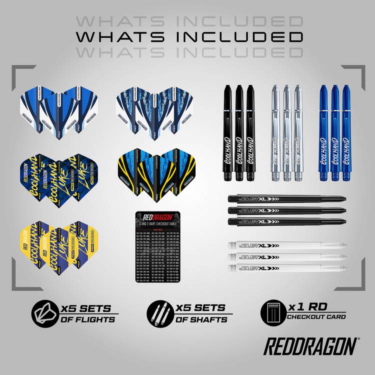 Red Dragon Luke Humphries darts accessory pack - British product
