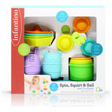 Infantino silicone bath toy set 11 pieces - British product