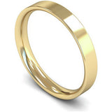 Argos Wedfit 9ct Yellow Gold 2.5mm Flat Court Wedding Band Ring Size J- Buy online at McGrocer