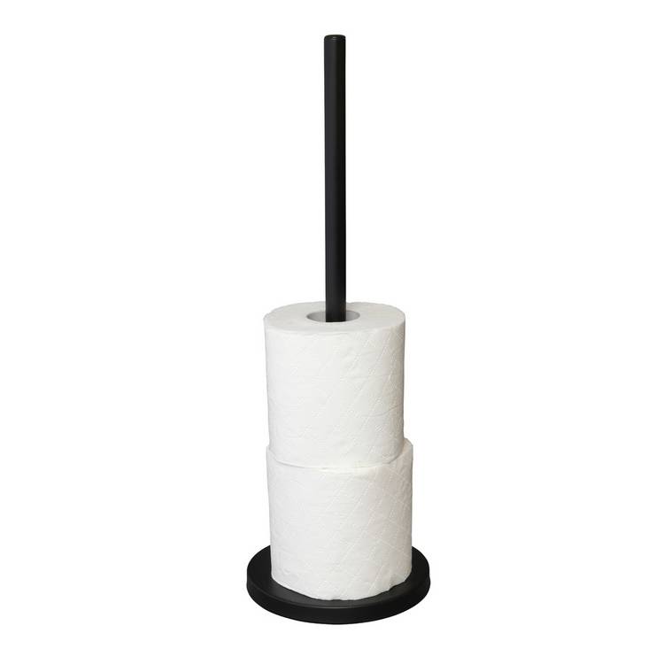 Habitat steel toilet roll holder matt black 44cm, UK version