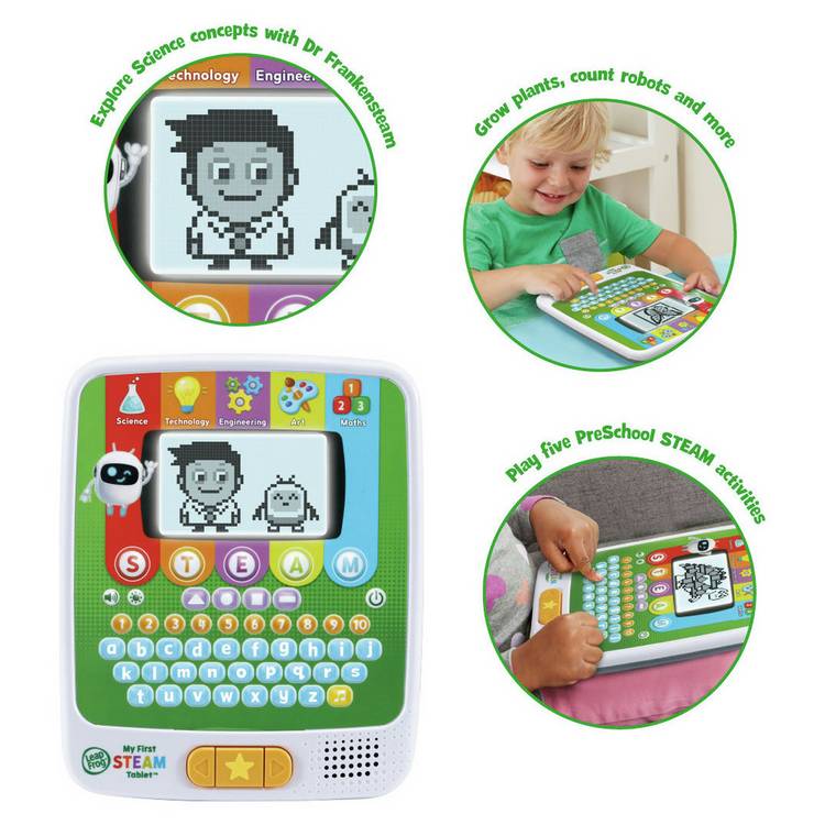 LeapFrog My First Steam Tablet learning toy, imported from the UK