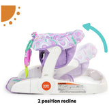 Bright Starts learn to sit booster seat purple, UK version