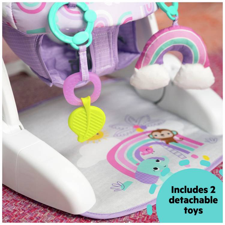 Bright Starts learn to sit booster seat purple, UK version