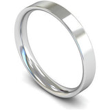 Argos Revere 9ct White Gold 2.5mm Flat Court Wedding Band Ring- Buy online at McGrocer