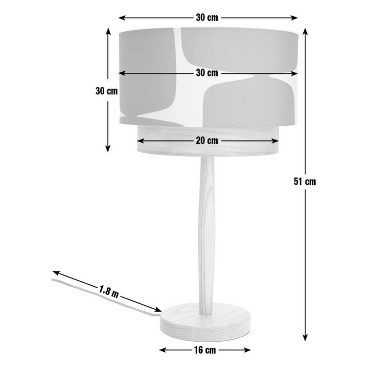Habitat x Scion Lohko table lamp mustard, imported from the UK