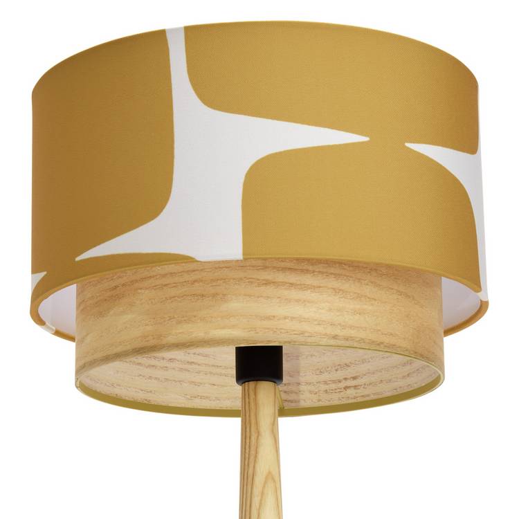 Habitat x Scion Lohko table lamp mustard, imported from the UK