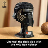 LEGO Star Wars Kylo Ren Helmet building set 529 pieces, UK version