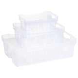 Strata modular plastic storage boxes 2 x 14L - British product