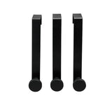 Argos Home black over door hooks 3-pack (British brand)