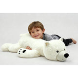 Chad Valley giant polar bear soft toy, imported from the UK