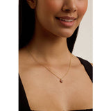 Ted Baker pink crystal pave heart pendant necklace, UK version