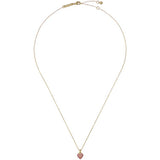 Ted Baker pink crystal pave heart pendant necklace, UK version