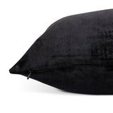 Habitat black velvet oblong cushion 30x50cm - British product