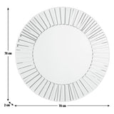 Argos Home mosaic frame round wall mirror 70x70cm - British product