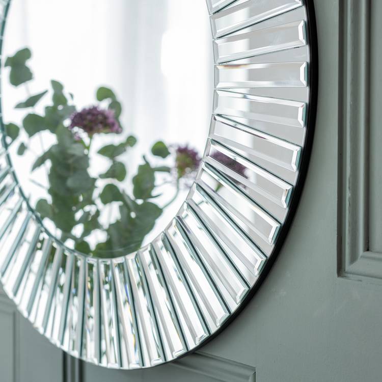 Argos Home mosaic frame round wall mirror 70x70cm - British product
