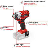 Einhell Power X-Change cordless impact driver 18V 2.5Ah, UK version