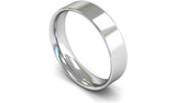 Argos Wedfit 9ct White Gold 5mm Flat Court Wedding Band Ring - S- Buy online at McGrocer