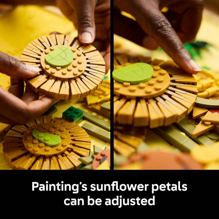 LEGO Vincent van Gogh Sunflowers building set 31215 (British brand)