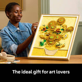 LEGO Vincent van Gogh Sunflowers building set 31215 (British brand)