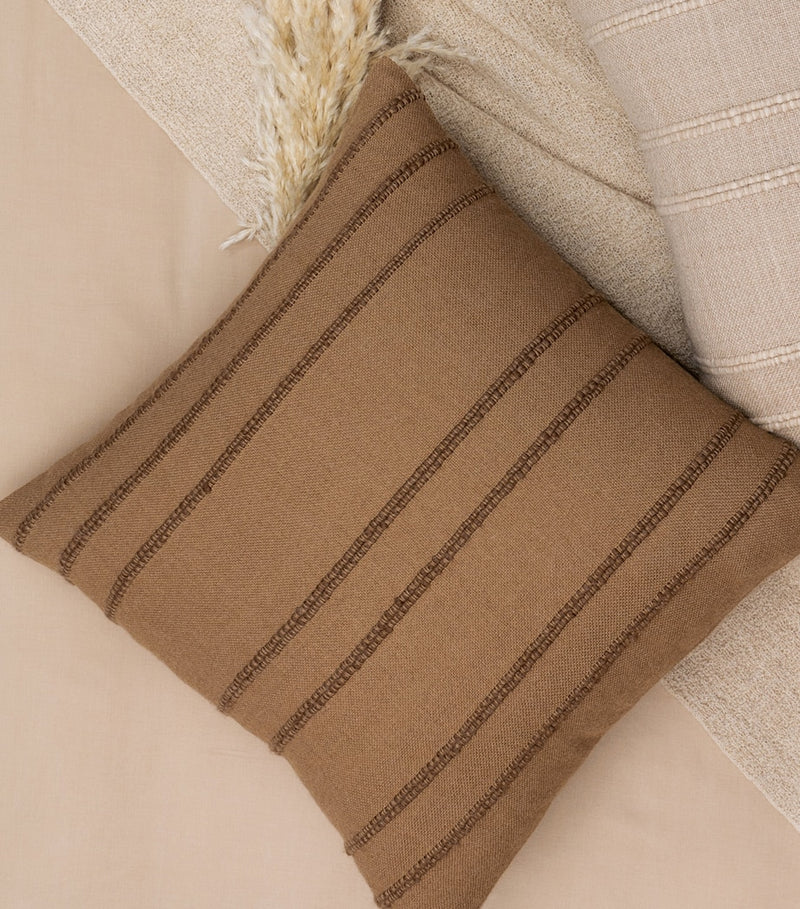 Hamam ribbed cushion case 50cm, imported from the UK