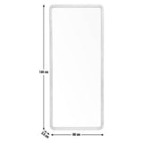 Habitat full length mango wood mirror, imported from the UK